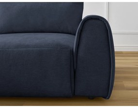 Тъмносин ъглов диван Aden – Bobochic Paris