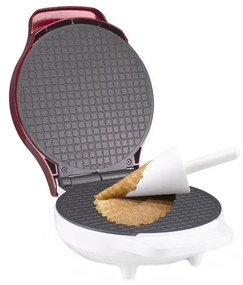 Beper - Вафленник 2 в 1 1000W/230V червен