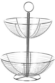 Двуетажна метална стойка Baker, височина 41 cm - Casa Selección