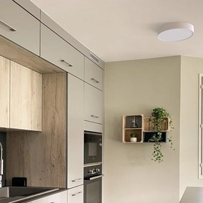 Бяла лампа за таван , ø 21,5 cm Linha - SULION