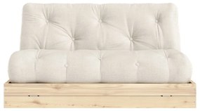 Бежов ленен сгъваем диван 145 cm Flip – Karup Design