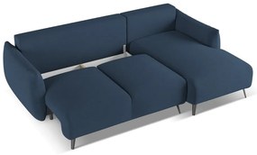 Син ъглов диван (десен ъгъл) Malie – Makamii