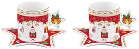 Комплект за кафе CHRISTMAS ORNAMENTS