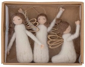 Вълнени Коледни украси в комплект от 3 бр. 13 cm Pavla – Bloomingville