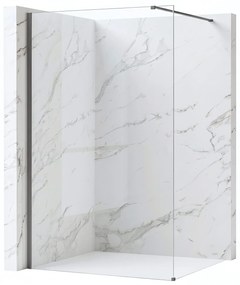 Параван за душ Rea Flexi Transparent / Titan 80