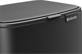 Тъмносиво стоманено кошче за боклук с педал 7 l Bo – Brabantia