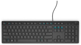 Клавиатура Dell KB216 Wired Multimedia Keyboard Bulgarian Black