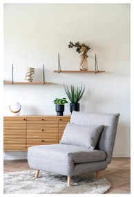 Светлокафява стъклена ваза (височина 31 cm) – House Nordic