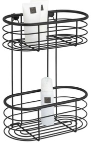 Черен рафт за душ Trestina, 26 x 35 cm - Wenko