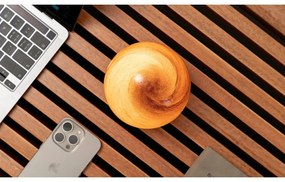 Тъмнокафява светлинна декорация с USB ø 12 cm Sand Storm – Gingko