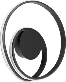 Redo 01-4356 - LED димируемо стенно осветително тяло TORSION LED/30W/230V черно