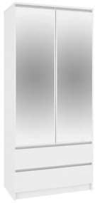 Шкаф с огледала ARIVA S90, бяло, 90x180x51