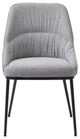 Сиви трапезни столове в комплект от 2 броя Meridian - Unique Furniture