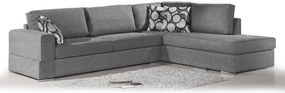Ъгъл диван Must-Left-275φ 210β cm.-Light gray