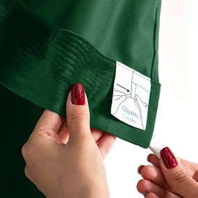 Зелена затъмняваща завеса 140x300 cm Velto – Filumi