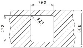 мивка Pyramis Lume 1B-34X40