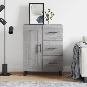830290 vidaXL Сайдборд, сив сонома, 69,5x34x90 см, инженерно дърво