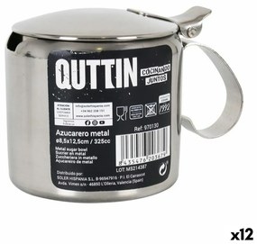 Захарница Quttin Quttin 325 ml 8,5 x 12,5 cm Метал 11 x 7,7 x 8 cm (12 броя)