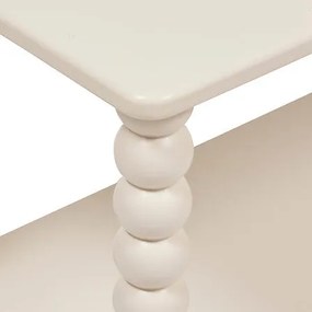 Етажерка atmosphera Chamlo, 3 нива, MDF, 75x34x75 cm - Слонова кост