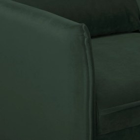 Тъмнозелен кадифен диван 138 cm Juli – Ropez