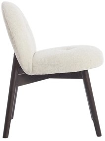 Кремави тапицирани трапезни столове в комплект 2 бр. Sinosa – Light &amp; Living