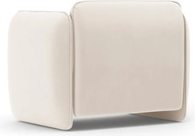 Кремаво кадифено кресло Georgia – Micadoni