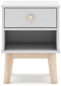 Бяло детско нощно шкафче Esteban - Marckeric