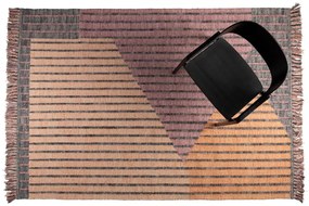 Розов/прасковен памучен килим 160x230 cm Hampton – Dutchbone