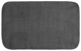 Антрацитен килим за баня 45x75 cm Vitamine – douceur d'intérieur