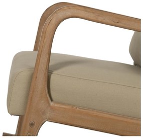 Бежово люлеещо се кресло Weave – Ixia