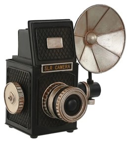 Декоративна фигурка Home ESPRIT Черен Сребрист Оператор Vintage 26 x 16 x 24 cm