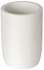 Бяла чаша за четки за зъби от полиресин Altavalle – Wenko