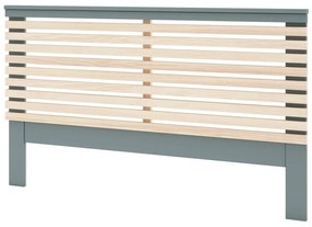 Табла за легло от декор от бор в естествен цвят/сиво-зелена 146x100 cm Pisco – Marckeric