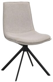 Бежови въртящи се трапезни столове в комплект от 2 броя Lowell - Rowico