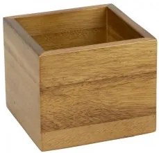 Horecano - Дървен презентационен куб 12x12xh10см АКАЦИЯ ALAS-(SWQ-020118-B4)