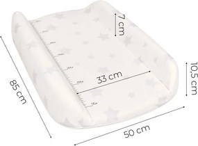 Подложка за повиване със звездички 85 x 50 см