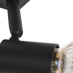 Модерна 1-фазна релсова система с 3 прожектора Черна - Jeany