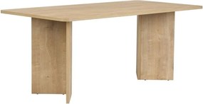 Трапезна маса от декор от дъб 90x180 cm Linza – Kalune Design