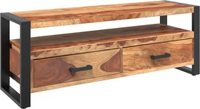 247403 vidaXL ТВ шкаф, 120x35x45 см, акациево дърво масив