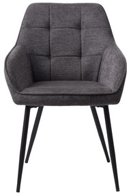 Тъмносив трапезен стол Nolan – Unique Furniture