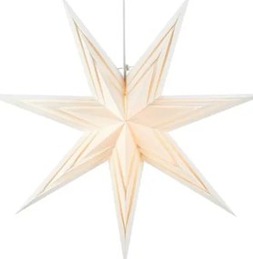 Бяла висяща светлинна декорация с коледен мотив ø 70 см Sombra - Markslöjd