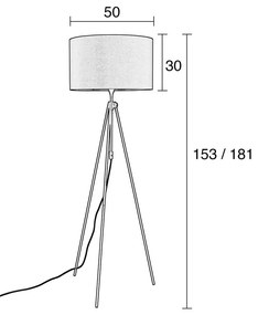 Зелена подова лампа Lesley - Zuiver