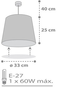 Таванна лампа Ango Starlight-Бяла