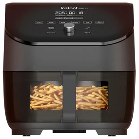 Фритюрник с горещ въздух Instant Pot Vortex Plus Clearcook 140309701, 1700W, 5.7 л, 6 програми, 35-205C, Вътрешно осветление, Черен