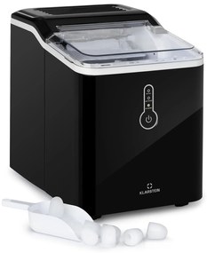 Klarstein Chillout, ледогенератор, кръгли кубчета лед, 12 кг / 24 часа, резервоар за вода: 1,5 л, черен