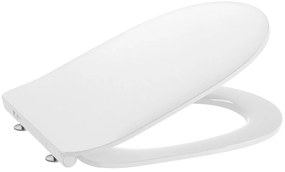 Седалка и капак за тоалетна чиния, Roca, A801B22003, ROUND SLIM, със забавено падане