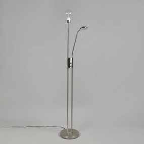 Модерна подова лампа от стомана с димер - Luxor