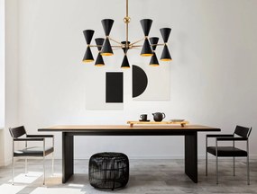 Плафон Maytoni New Series 108 Chandelier-Black-Gold