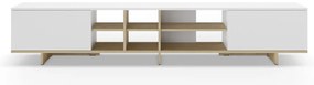 Бяла маса за телевизор 230x44 cm Cequoia - Marckeric