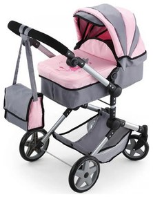 Количка за Кукли Reig Pram Neo Pro Сив 57 cm